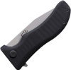North Mountain Blade Lucky Dog KickStop Flipper Knife - 4" SLD Hamon Clip Point Blade, Black G10 Handles, Liner Lock - 2524-BK North Mountain Blade Lucky Dog KickStop Flipper Knife - 4" SLD Hamon Clip Point Blade, Black G10 Handles, Liner Lock - 2524-BK