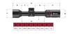 Burris Optics Fullfield 2-8X35MM Rifle Scope - Second Focal Plane Plex Reticle, 1" Main Tube, Matte Black Finish