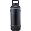 Pelican 18/8 Pro Grade Stainless Steel 64oz - Food & Drink Storage Bottle, Black Finish, Leak-Proof Carry Handle Lid