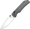 Tenable Knives Eaglestrike Crossbar Lock Folding Knife - 3.73" Nitro-V Satin Drop Point Blade, Black Micarta Handles - T1095V1