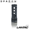 LanTac USA Plan-B Dragon Full Length 9MM Muzzle Brake - 1/2X28 Thread Pitch, Black
