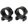 Warne Vapor Horizontal 1" Medium Rings - Fits Picatinny, Black