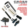 Cross Armory AR-15 Tac 2 Flat Faced Drop-In Trigger Kit with Safety Selector & Anti-Rotation Pins