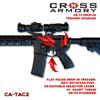 Cross Armory AR-15 Tac 2 Flat Faced Drop-In Trigger Kit with Safety Selector & Anti-Rotation Pins