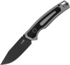 Kershaw 7106GRY Launch 21 Button Lock AUTO Folding Knife - 3.45" CPM-M4 Black PVD Drop Point Blade, Gray Aluminum Handles with Black G10 Inlays, Deep Carry Reversible Clip