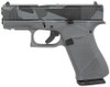 Glock G43X Slim Sub-Compact Frame 9mm Luger 10+1 3.41" Black Steel Barrel Urban Dazzle Grey