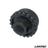 Lantac Adaptable Core Direct Thread HUB Adapter 1/2X28 Thread Pitch - Black