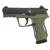 Gamo  C-15 Bone Collector Blowback Dual Ammo Pistol - .177 BB/Pellet, Green Finish, Synethic Stock, 8x2 Double Magazine, Fixed Sights, 450 Feet Per Second