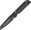 Oknife XEN Rail Lock Pocket Folding Knife - 3.13" Black DLC S45VN Sheepsfoot Blade, Damascus Pattern Carbon Fiber Handle