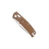 CobraTec Knives Scout Bar Lock Folding Knife - 3.125" VG-10 Drop Point Satin Blade, Mocha Grivory Scales