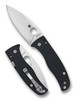Spyderco Bodacious Carbon CPM S90V Sprint Run Compression Lock Folding Knife - 3.63" CPM-S90V Satin Leaf Shaped Plain Blade, Peel-Ply Carbon Fiber Handles - C263CFP90V