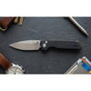 Kershaw 3038 USA-Made Iridium Button Lock KVT Folding Knife - 3.45" CPM-MagnaCut Two-Tone Spear Point Blade, Contoured Black G10 Handles, Reversible Clip