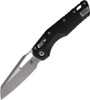 Microtech 210-10APFL MSI RAM-LOK Manual Folding Knife - 3.88" Bohler M390MK Apocalyptic Finish Modified Sheepsfoot Plain Blade, Fluted Black Aluminum Handles