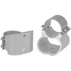 Weaver See-Thru Detachable Rings for the Ruger 10/22 - Silver Finish