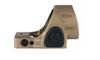 Trijicon SRO 2.5 MOA Red Dot Sight - LED Adjustable Reflex Sight with a Larger Viewing Window, 2.5 MOA Red Dot Reticle, Coyote Brown