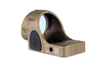 Trijicon SRO 5 MOA Red Dot Sight - LED Adjustable Reflex Sight with a Larger Viewing Window, 5 MOA Red Dot Reticle, Coyote Brown
