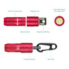 Olight iMini 2 Magnetic Rechargeable Mini FlashLight - Passionate Red