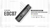 Nitecore EDC07 1500 Lumens Rechargeable EDC Flashlight - Tan