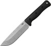 Reiff Knives F6 Leuku GEN 2 Fixed Blade Knife - 6" CPM-3V Stonewashed Blade, Black Canvas Micarta Handles, Black Kydex Sheath