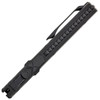 Microtech 185-1T Glykon Tactical AUTO OTF Knife 3.75" Black Tanto Plain Blade, Black Aluminum Handles with Titanium Overlays, Nickel Boron Internals