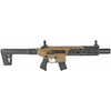 Sig Sauer MCX CANEBRAKE AIR Rifle (Pellet) - 177PEL, 600 Feet Per Second, 4" Barrel, Flip Up Sights, Black/Flat Dark Earth, 30Rd