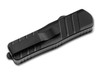 Heckler & Koch SP03 Tactical OTF Auto Knife - 1.89" D2 Black Clip Point Blade, Black Aluminum Handles