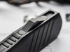 Heckler & Koch SP01 Tactical OTF Auto Knife - 3.15" D2 Black Blade, Black Aluminum Handles