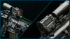 Holosun AEMS-EVO-DUAL Rifle Sight | Red Dot + Visible Green & Infrared Laser Combo, Coaxial Alignment, Crane Switch Included