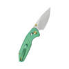 KB Knives KB488D Aero Air Titanium Folder - M390 Super Steel - Green/Satin
