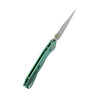 KB Knives KB488D Aero Air Titanium Folder - M390 Super Steel - Green/Satin