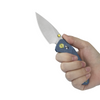 KB Knives KB488B Aero Air Titanium Folder - M390 Super Steel - Blue/Satin