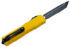 Microtech 11234-2YW Ultratech Gen IV Tanto Yellow Handle Black Blade