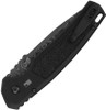 Kershaw Launch 16 Damascus Automatic Knife - Black Aluminum & Trac-Tec - 7105DAM