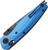 Acta Non Verba A100 Alock Blue Aluminum Knife - Elmax DLC - ANVA100-037