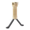 Grip Pod GPS-V2-AL-CL-T Bipod - Tan Aluminum Legs - Cam Lever QD