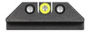 Night Fision Glock 20/21 Night Sight Set U-Notch Yellow Front - GLK-002-007-YGZG