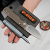 Vosteed Porcupine TiSlim A4807 Premium S90V EDC Knife – Antique Brass