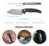 Oknife Sentry R1 Folding Kitchen Knife Damascus Black G10 - SENTRYR1-RD
