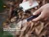 Fenix E05R Rechargeable Keychain Flashlight 400 Lumens Matte Black - FX-E05R-BLACK