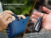 Fenix E05R Rechargeable Keychain Flashlight 400 Lumens Matte Black - FX-E05R-BLACK