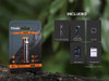 Fenix E05R Rechargeable Keychain Flashlight 400 Lumens Matte Black - FX-E05R-BLACK