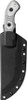 TOPS Knives Tom Brown Tracker #2 Fixed Blade Survival Knife Black Micarta - TBT-020