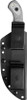 TOPS Knives Tom Brown Tracker #2 Fixed Blade Survival Knife Black Micarta - TBT-020