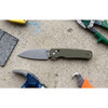 Kershaw Bel Air XL Olive Green Aluminum 3.4" 3V Tool Steel Knife - 6110OL