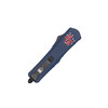 CobraTec FS-3 Freedom 250 Limited Edition 3" D2 Blade OTF Blue Cerakote 1776 Handle - MFDM250FS3DNS