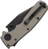 Demko Knives Shark-Cub Stealth CPM-20CV DLC Gray Aluminum - DEM19274