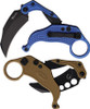 Reate Knives EXO-K Gravity Karambit Blue Handle Black PVD - 871373603651
