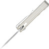 OKNIFE LK Folding Pocket Knife with Flashlight LK MAO DESERT WHITE - 2.48" Blade, Bohler M390 Steel, MAO Desert White Aluminum Handle
