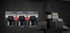 Osight XE OSIGHTXE Advanced Multi-Reticle System Enclosed Optic with Built-In Backup Iron Sight  - Black