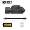 Coast Products PTX35R 500-Lumen Snap Focus Dual-Beam Tactical Pistol Light Black - 31541